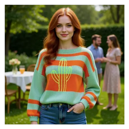 Amelie &amp; Amelie - Pull - Groen