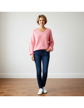 Amelie &amp; Amelie - Pull - Oud roze