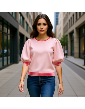 Amelie &amp; Amelie - Pull - Roze