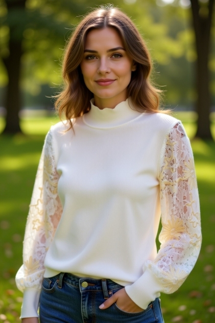 Garde-robe - Pull - Ecru