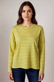 Garde-robe - Pull - Groen-geel