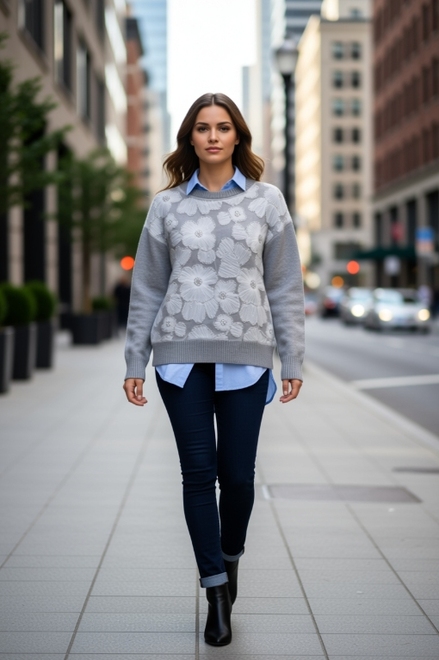 Garde-robe - Pull - Grijs