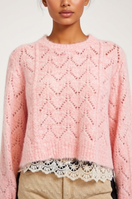 Garde-robe - Pull - Roze