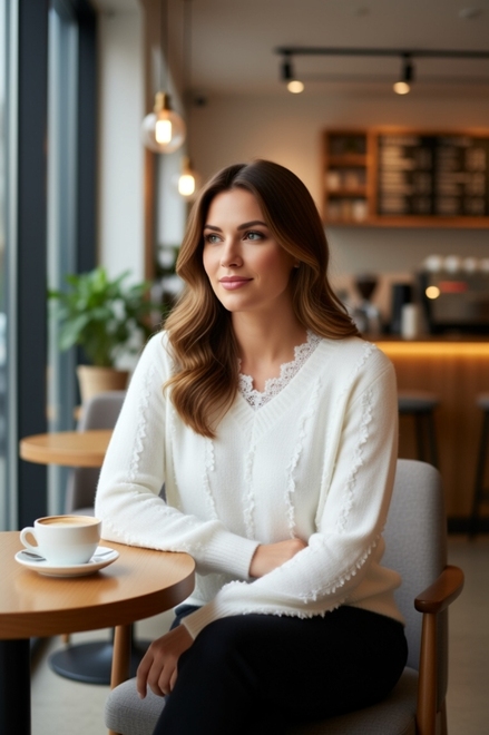 Garde-robe - Pull - Ecru