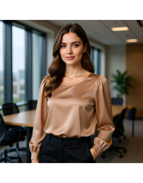 Amelie &amp; Amelie - Blouse - Beige