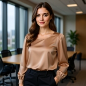 Amelie &amp; Amelie - Blouse - Beige