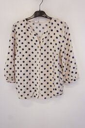 Free/quent - Blouse - Marine-ecru