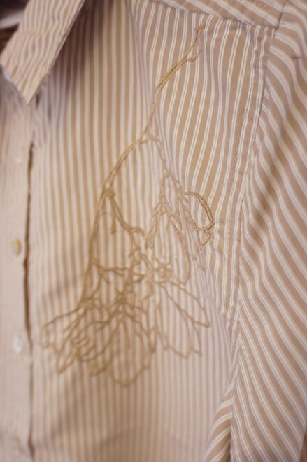 Free/quent - Blouse - Beige-wit