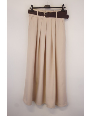 Garde-robe - Lange Rok - Beige