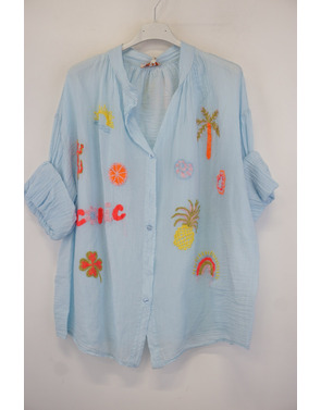 Garde-robe - Blouse - Blauw