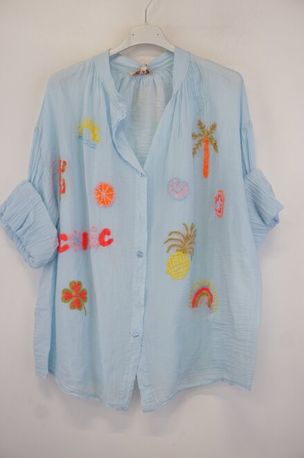 Garde-robe - Blouse - Blauw