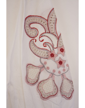 Garde-robe - Blouse - Wit-rood