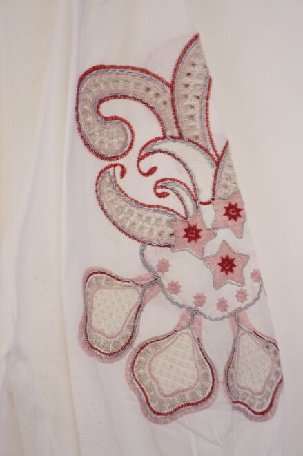 Garde-robe - Blouse - Wit-rood