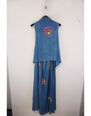 Garde-robe - Lang kleed - Jeans