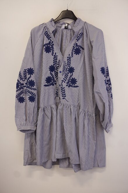 Garde-robe - Halflang Kleedje - Blauw