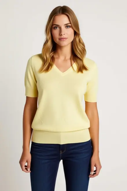 Free/quent - Top - Geel