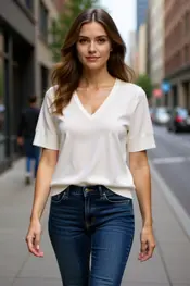 Free/quent - Top - Wit