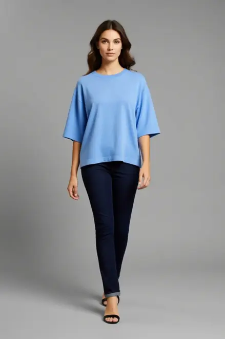 Free/quent - Top - Lichtblauw