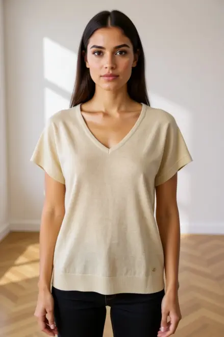 Red Button - Top - Goud