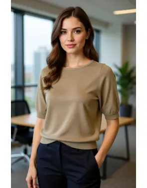 Red Button - Top - Goud