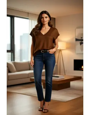 Garde-robe - Top - Bruin