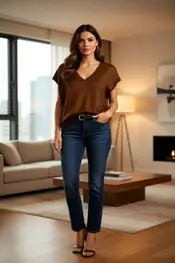 Garde-robe - Top - Bruin