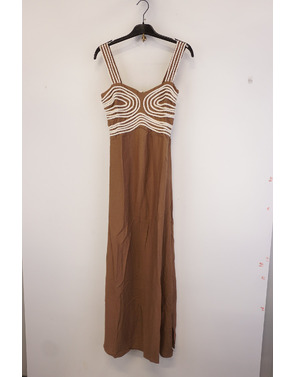 Garde-robe - Lang kleed - Bruin
