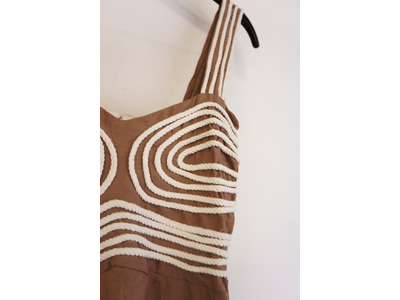 Garde-robe - Lang kleed - Bruin