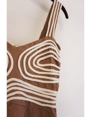 Garde-robe - Lang kleed - Bruin