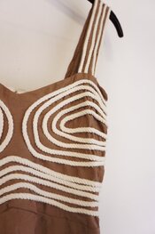 Garde-robe - Lang kleed - Bruin