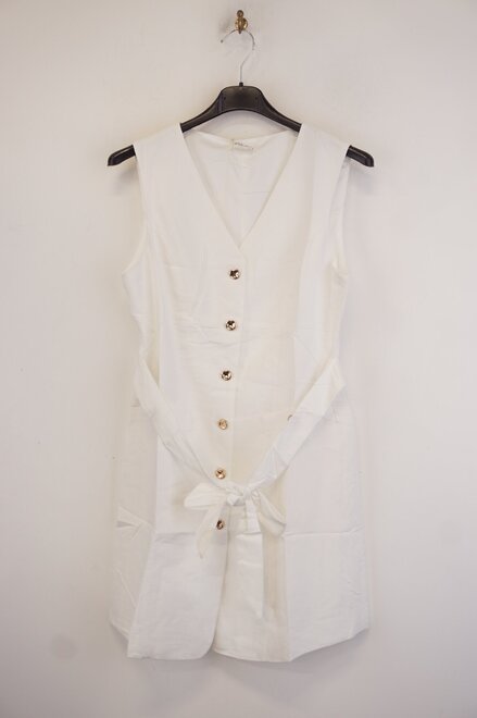 Garde-robe - Kort Kleedje - Ecru