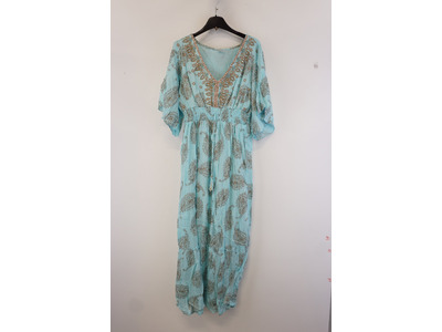 Garde-robe - Lang kleed - Turquoise