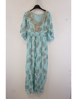 Garde-robe - Lang kleed - Turquoise