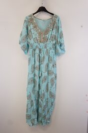 Garde-robe - Lang kleed - Turquoise