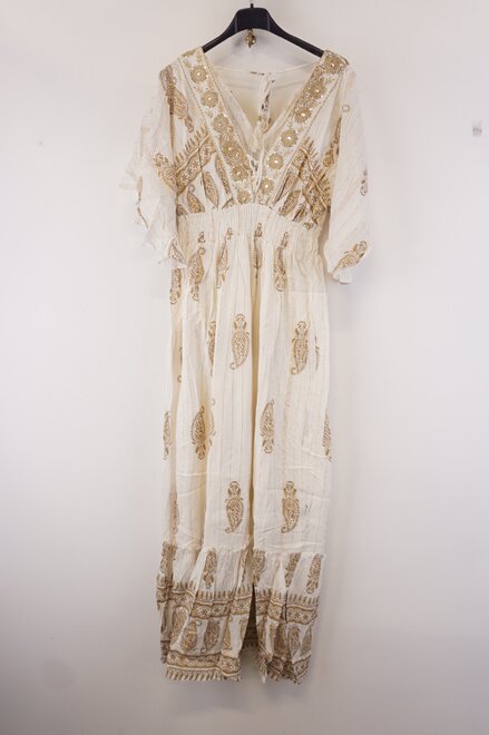 Garde-robe - Lang kleed - Ecru