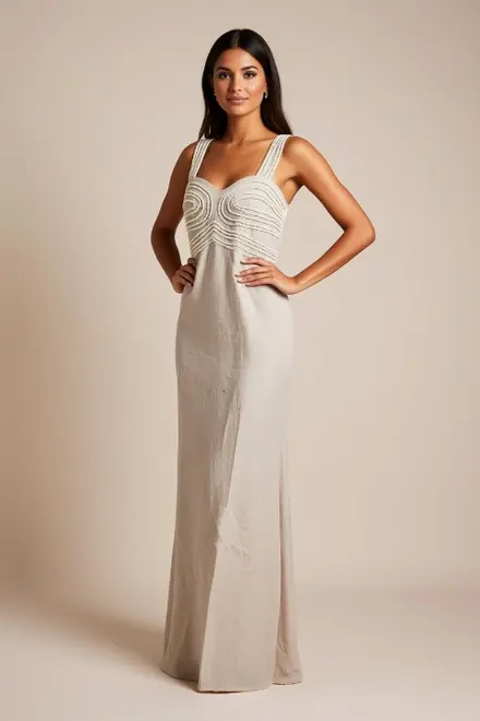 Garde-robe - Lang kleed - Beige