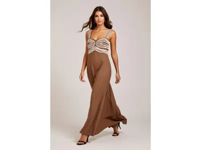 Garde-robe - Lang kleed - Bruin