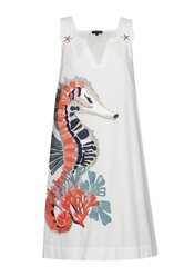 Caroline Biss - Halflang Kleedje - Multicolor