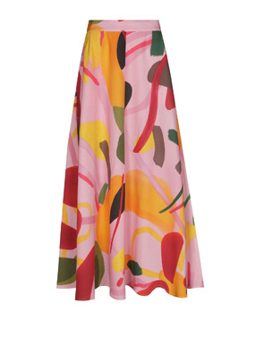 Caroline Biss - Lange Rok - Multicolor