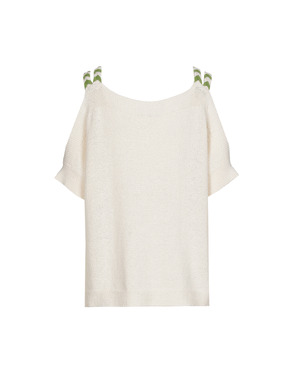 Caroline Biss - Top - Beige-groen