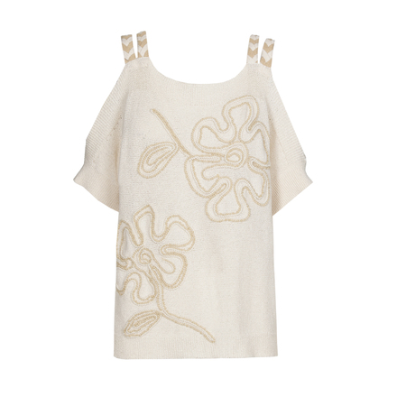 Caroline Biss - Top - Ecru