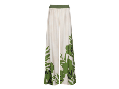 Caroline Biss - Lange Broek - Beige-groen