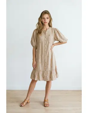 Garde-robe - Kort Kleedje - Beige