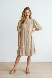Garde-robe - Kort Kleedje - Beige