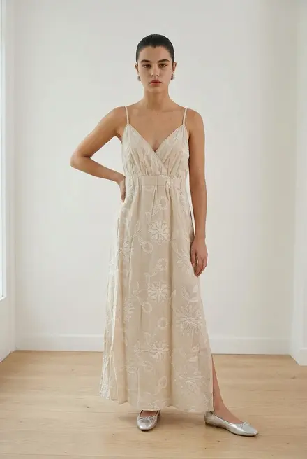 Garde-robe - Lang kleed - Beige