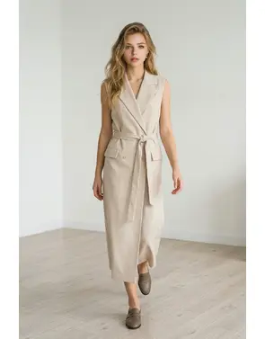 Garde-robe - Lang kleed - Beige