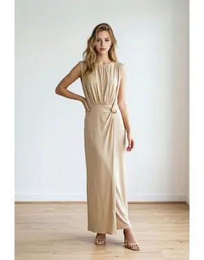 Garde-robe - Lang kleed - Ecru