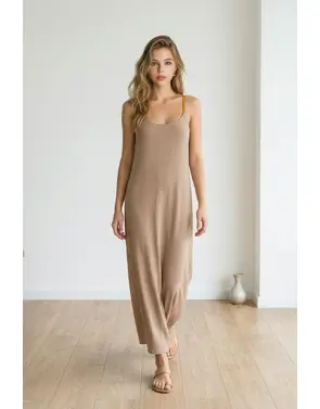Garde-robe - Lang kleed - Taupe