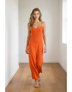 Garde-robe - Lang kleed - Oranje