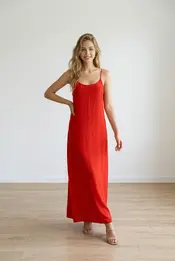 Garde-robe - Lang kleed - Rood